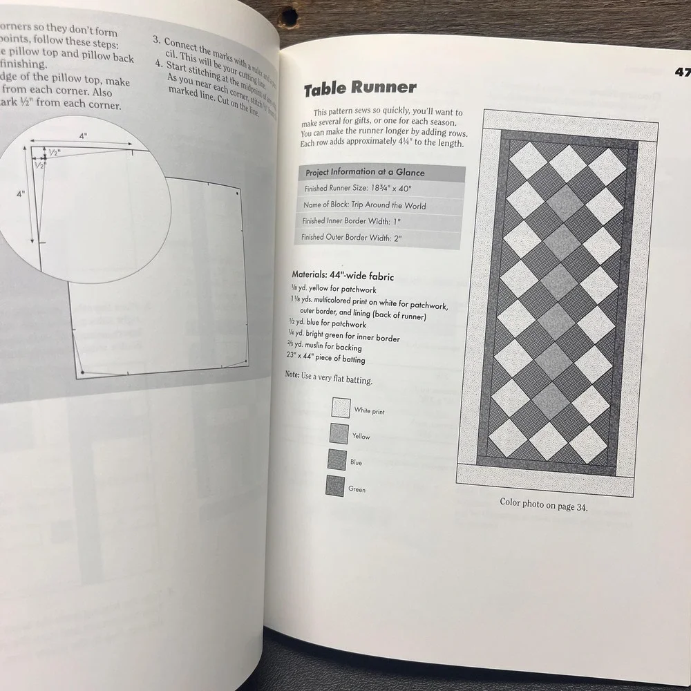 Basic Quiltmaking Techniques‎ for Strip Piecing, Paulette Peters Quilting Guide